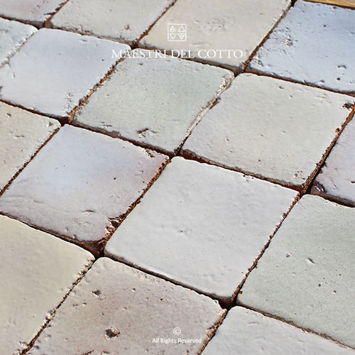 Terracotta tile - COTTO SMALTATO NIZZA - MAESTRI DEL COTTO - enameled / for indoor use / bathroom