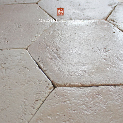 Terracotta hexagonal tile - COTTO SMALTATO GHIACCIO - MAESTRI DEL COTTO - enameled / indoor / wall