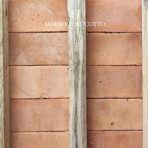 Terracotta slipblock - COTTO ROSATO TOSCANO VISSUTO - MAESTRI DEL COTTO - for false ceiling / handmade / for floor