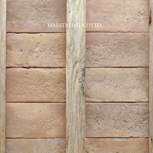 Terracotta slipblock - COTTO ANTICO BUTTERO CHIARO UMBRO - MAESTRI DEL COTTO - handmade / for false ceiling