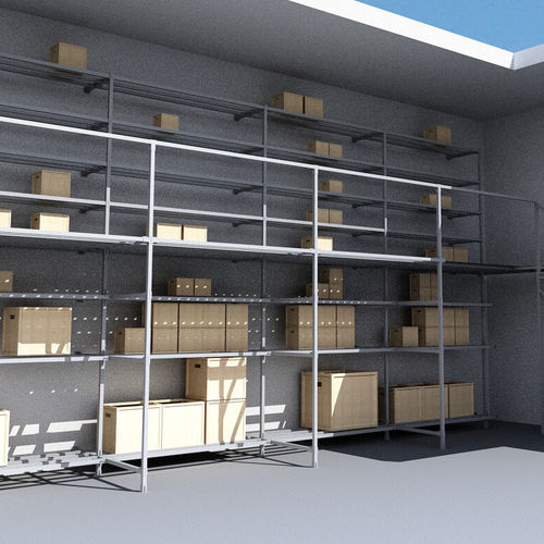 Wall-mounted shelf - Cuatelart, s.l. - modular / contemporary / steel
