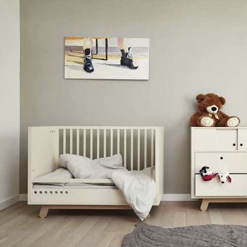 Single baby bed - PEEKABOO - KUTIKAI - contemporary / birch / oak