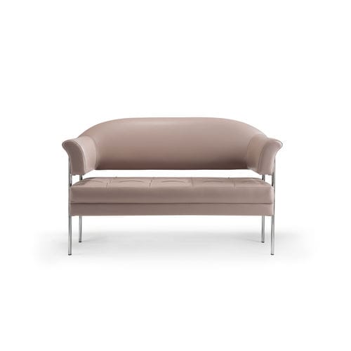 Chesterfield sofa - DAISY - Milani - leather / contract