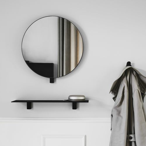 Wall-mounted shelf - KOLLAGE  - Gejst - contemporary / oak / steel