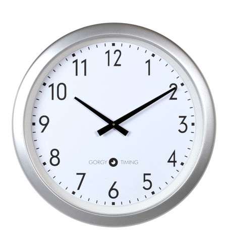 Contemporary clock - HANDI® 450 - Gorgy Timing - wall-mounted / analog / aluminum