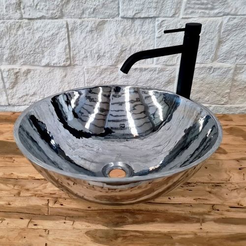Countertop washbasin - LAVMET6 - ARRELART - brass / customizable / custom