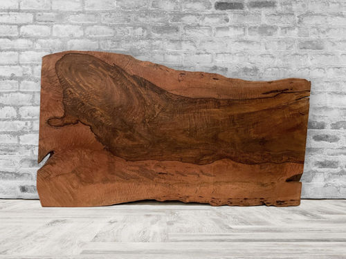 Double bed headboard - RED RIVER - ARRELART - original design / solid wood / colorless