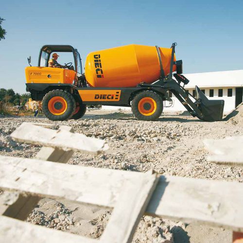 Diesel self-loading concrete mixer - AB F 7000 - DIECI - for construction / loading