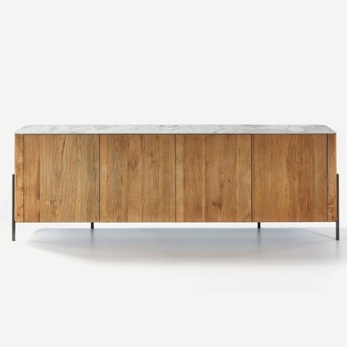 Contemporary sideboard - Shell - Nature Design - oak / American walnut / natural oak