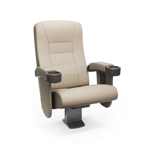 Fabric cinema seating - CRUZ - FERCO SEATING SYSTEMS M SDN BHD - leather / wooden / for theaters