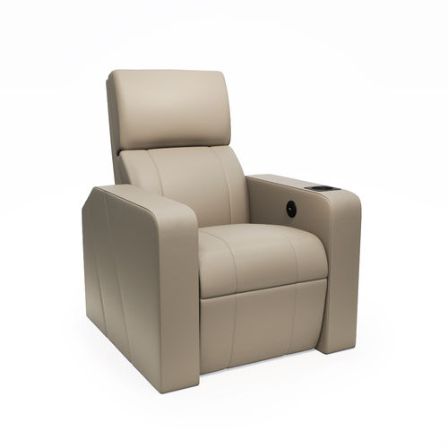 Leather cinema seating - VERONA ZERO GRAVITY - FERCO SEATING SYSTEMS M SDN BHD - fabric / commercial / red