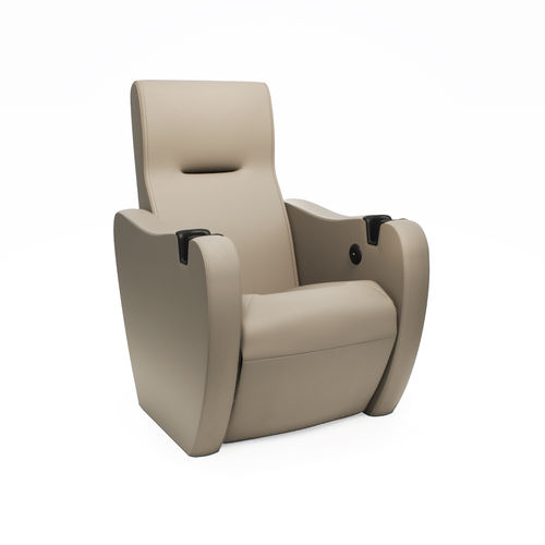 Leather cinema seating - REX ZERO GRAVITY - FERCO SEATING SYSTEMS M SDN BHD - fabric / commercial / red