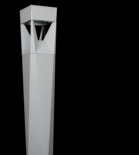 Garden bollard light - KROM - Ghisamestieri - urban / contemporary / glass