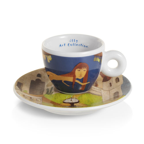 Porcelain coffee cup - 24162 - ILLY CAFFÈ France - for restaurant / for hotel / for bar