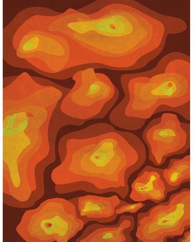 Contemporary rug - LAVA - Rug's Society - patterned / wool / silk