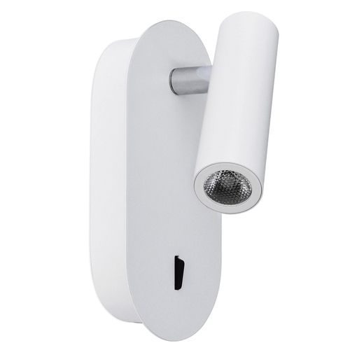 Contemporary wall light - DIRK - Novolux Lighting - indoor / steel / PMMA
