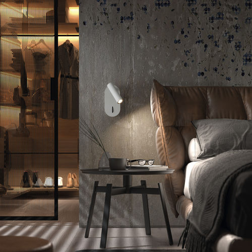 Contemporary wall light - 704B-L0103B-01 - Novolux Lighting - indoor / steel / PMMA