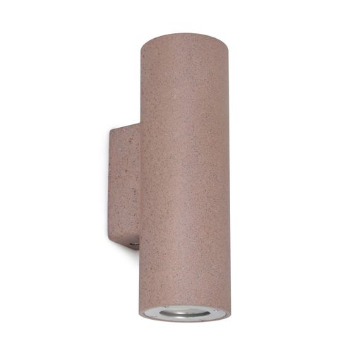 Contemporary wall light - 965B-G21X1A-NR - Novolux Lighting - outdoor / concrete / round