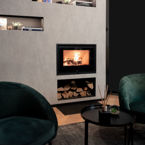 Woodburning fireplace insert STARBOX 750 Klover steel