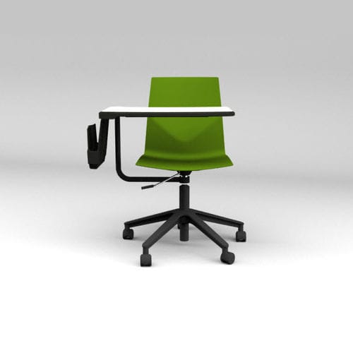 Ergonomic conference chair - FOUR® CAST2 WHEELER - Ocee Design - tablet / adjustable / on casters