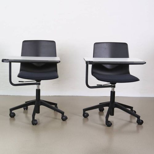 Tablet conference chair -  FOUR®SURE 66 - Ocee Design - on casters / star base / commercial