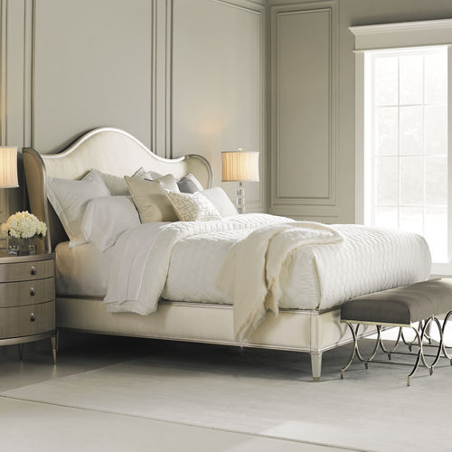King size bed - BEDTIME BEAUTY - CARACOLE - queen size / traditional / upholstered