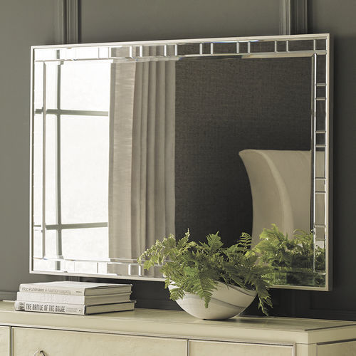 Wall-mounted mirror - ALL EYES ON - CARACOLE - traditional / rectangular / wooden