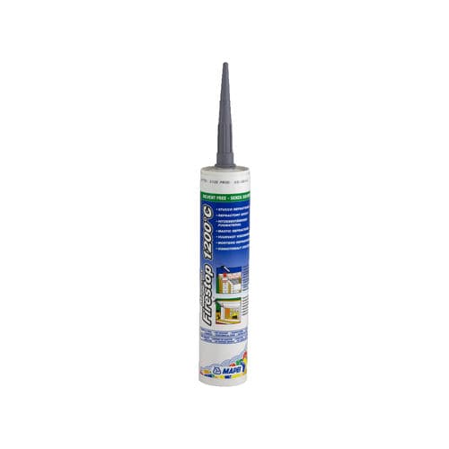 Elastic sealant - MAPEFLEX FIRESTOP 1200°C - MAPEI GB - leak-proofing / protective