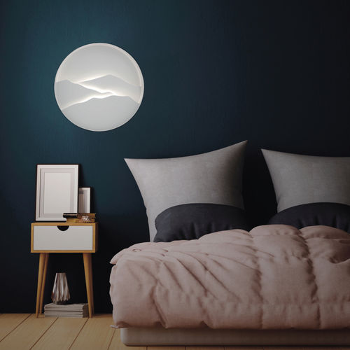 Contemporary wall light - LIGNE - METROPOLIGHT - indoor / alloy / cotton