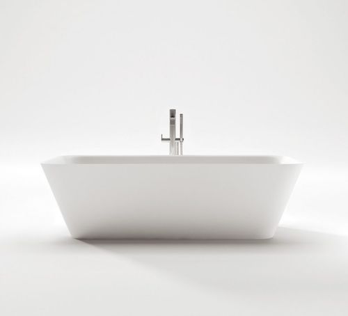 Free-standing bathtub - EQUAL - Disenia - for homes / composite / contemporary