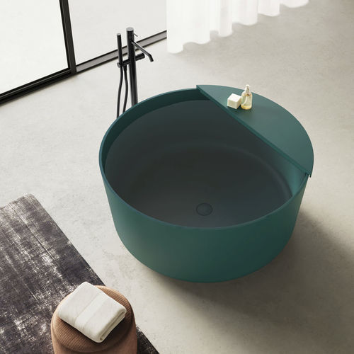 Round bathtub - Soul  - Disenia - free-standing / for homes / composite
