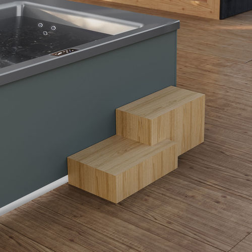 Composite step - DUNA - Disenia - for hot tubs / contemporary