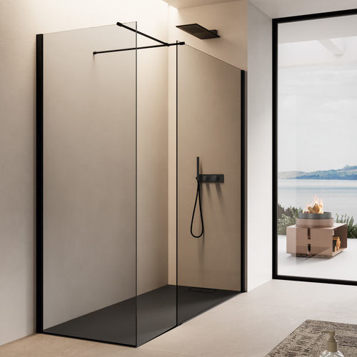 Fixed shower screen - WALK-IN - Disenia - rectangular / corner / for alcoves