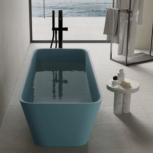 Free-standing bathtub - EQUAL - Disenia - for homes / composite / contemporary