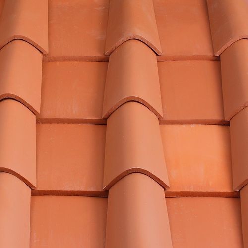 Imbrex roof tile - UNIKA® EMBRICE DI FALDA ROSSO - Fornace laterizi Vardanega Isidoro srl - ridge / clay / large