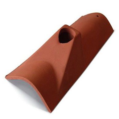 Curved roof tile - UP––– - Fornace laterizi Vardanega Isidoro srl - antenna / clay / small