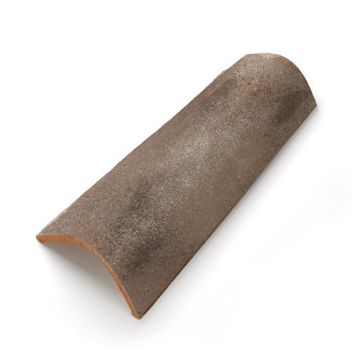 Barrel roof tile - LINEA ROSSA CHAMPAGNE  - Fornace laterizi Vardanega Isidoro srl - cap / clay / large