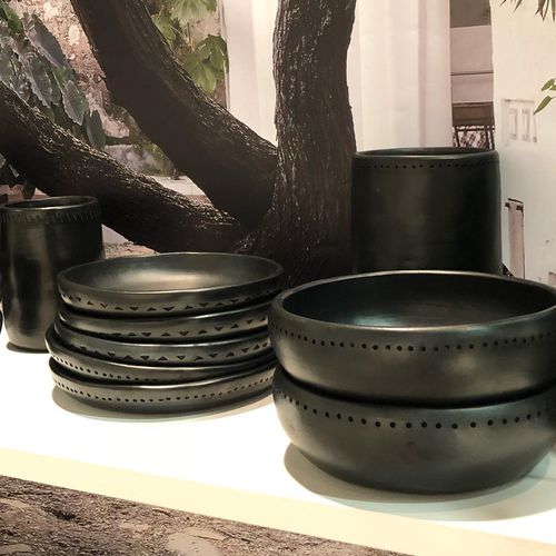 Ceramic salad bowl - BARRO DINING - ames - terracotta