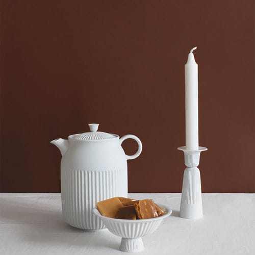 Porcelain teapot - 201280 - LYNGBY PORCELÆN - commercial / for domestic use