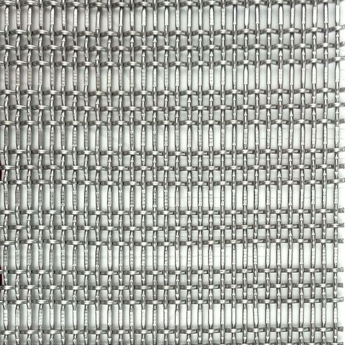 Stainless steel woven wire fabric - XY-3162 - Hebei Shuolong Metal Products Co.,Ltd - for interior / elongated mesh / silver-colored