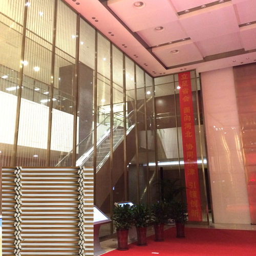 Decorative wire mesh - XY-M4362 - Hebei Shuolong Metal Products Co.,Ltd - stainless steel / for wall / for interior