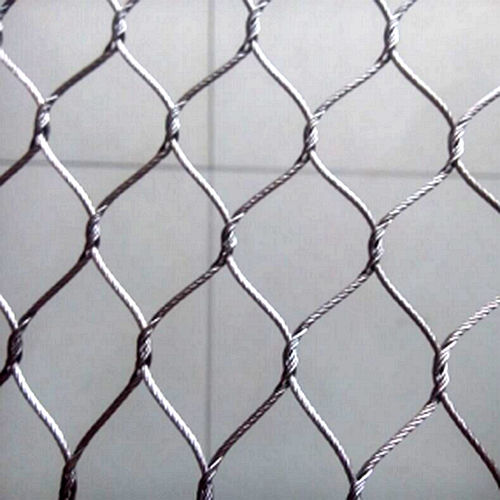 Stainless steel wire mesh - SL-B - Hebei Shuolong Metal Products Co.,Ltd - for fencing / for facade / lozenge mesh