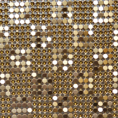 Aluminum wire mesh - XY-B-C - Hebei Shuolong Metal Products Co.,Ltd - for curtains / for interior design / close-knit mesh