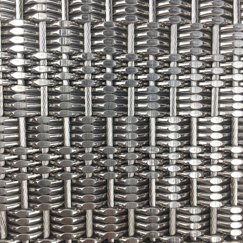 Panel wire mesh - XY-M1445 - Hebei Shuolong Metal Products Co.,Ltd - stainless steel / for interior / architectural