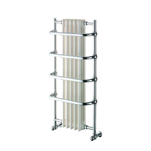 Hot water towel radiator - AQUARIUS - Albion Bath Co - electric / 501 w...750 w / traditional