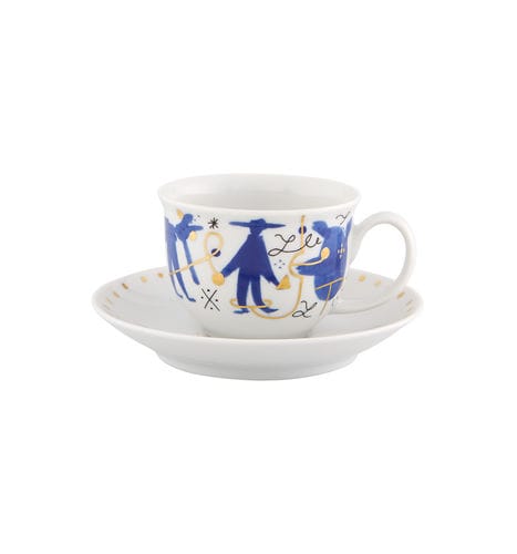 Porcelain coffee cup - FOLKIFUNKI - VISTA ALEGRE