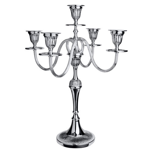 Silver-plated candelabra - INGLESA - TOPAZIO