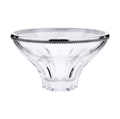 Silver-plated fruit basket - MARBELLA - TOPAZIO - glass