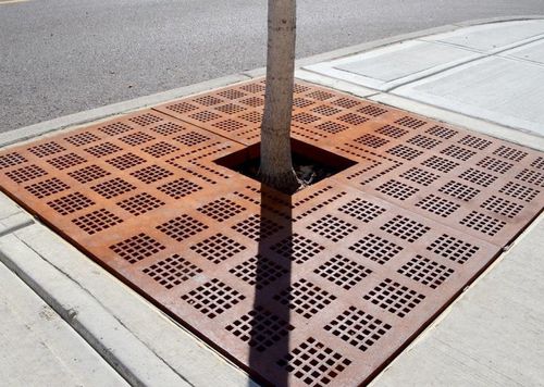 Square tree grate - CENTURY - CANTERBURY DESIGNS - cast iron / cast aluminum