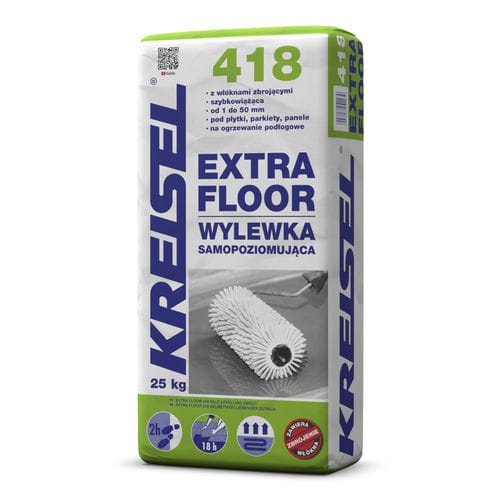 Fiber-reinforced screed - EXTRA FLOOR 418 - Kreisel - leveling / floating / cement
